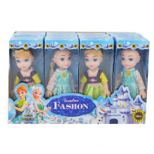 Mädchen Geschenk 6 Zoll Plastik gefrorenes Spielzeug wenig Puppe (H10232033)
